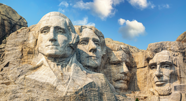 Mt Rushmore National Memorial Park in South Dakota